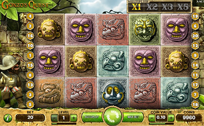 The Gonzo's Quest Slot Game at the 1XBET Kenyan Online Casino