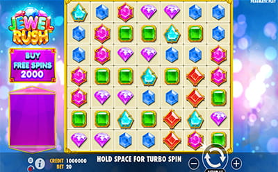 The Jewel Rush Slot Game at the Mozzart Kenyan Online Casino