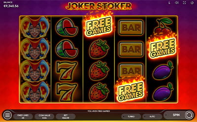 Joker Stoker Slot Free Spins