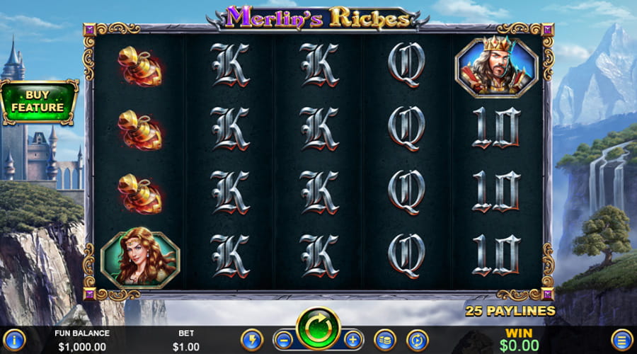 Merlin's Riches play online for free