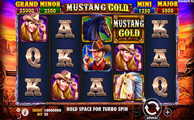 The Mustang Gold Slot Game at the 22BET KE Online Casino