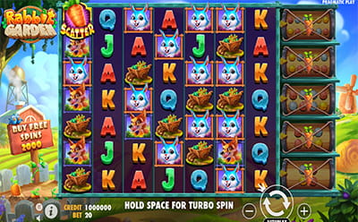The Rabbit Garden Slot Game at the Mozzart Kenyan Online Casino