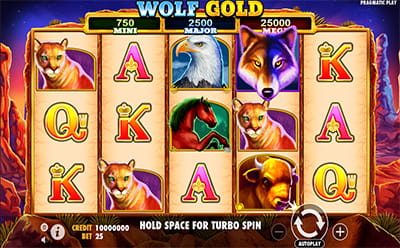 The Wolf Gold Slot Game at the Mansion Casino Kenyan Online Casino